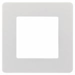 Рамка для розеток и выключателей ЭРА Серия 12 12-5101-01М на 1 пост, Сатин, белый матовый Рамка для розеток и выключателей ЭРА Серия 12 12-5101-01М на 1 пост, Сатин, белый матовый