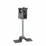 Держатель токоотвода металлический дистанционный L=100мм, CZ/NI EKF Держатель токоотвода металлический дистанционный L=100мм, CZ/NI EKF