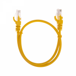 Патч-корд U/UTP REXANT категория 5e, RJ45-RJ45, неэкранированный, 26AWG, LSZH, желтый, 0.5 м