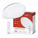 Светильник светодиод 55Вт 3000-6500К 4400Лм 450x90мм с пультом ДУ COMFORT STONE IN HOME (1/5)