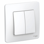 Выключатель 2кл с/у белый Blanca Systeme Electric (1/10) Выключатель 2кл с/у белый Blanca Systeme Electric (1/10)
