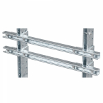 Комплект монтажных профилей на раму для крепления 3 оболочек одного типоразмера с видом защиты Ex d, горячеоцинкованный, длина 800мм