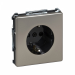 Розетка SE MERTEN 1-мест. механизм с накладкой с З/К скр. уст-ки16А 250В со шторками IP20 нерж. сталь Розетка SE MERTEN 1-мест. механизм с накладкой с З/К скр. уст-ки16А 250В со шторками IP20 нерж. сталь