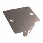 Крышка переходника левого Стандарт INOX (AISI 409) 200х150 Промрукав Крышка переходника левого Стандарт INOX (AISI 409) 200х150 Промрукав