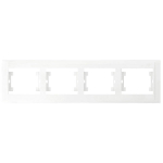 Makel Lillium S бел. рамка 4-х постовая