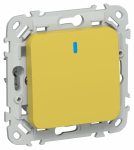 FLITE Выключ. 1-кл. прох. с инд. 10А ВС61-1-1-ФлЖК ж/к IEK