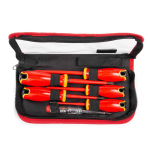 Набор инструментов электромонтажника 6 предметов 4 шлицевые отвертки SL 2 крестовые отвертки PH 1 измерительный инструмент КВТ Набор инструментов электромонтажника 6 предметов 4 шлицевые отвертки SL 2 крестовые отвертки PH 1 измерительный инструмент КВТ