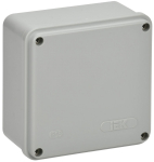 Коробка расп. КМ41259 о/п 100х100х50мм IP44 серая IEK