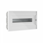 Щиток 18 мод встраиваемый для полых стен FRAME, белый, с прозрачной дверцей, с 2 шинами PEN на 8 и 10 отв. Щиток 18 мод встраиваемый для полых стен FRAME, белый, с прозрачной дверцей, с 2 шинами PEN на 8 и 10 отв.