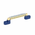 Шина "N" нулевая 6х9мм 12/2 (12 групп/крепеж по краям) с двумя угловыми изоляторами (10 шт/уп) Промрукав Шина "N" нулевая 6х9мм 12/2 (12 групп/крепеж по краям) с двумя угловыми изоляторами (10 шт/уп) Промрукав