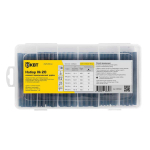 Набор термоусадочных клеевых трубок в органайзере ТТК (3:1) №20 черная (10см)  3/1, 4,8/1,6, 6/2, 9/3, 12/4, 15/5 КВТ (1/80)