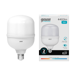 Лампа светодиод 50Вт дрл/дрв Т140 Е27 4000К 4400Лм Gauss Elementary 1/8