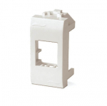 Адаптер для информационных разъемов SIEMON, слоновая кость,1мод.