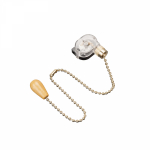 Выключатель для настенного светильника c  деревянным наконечником,  Gold, (1шт.)  REXANT