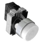 Кнопка управления NP2-BL15 без подсветки, белая, 1НО+1НЗ, IP40  CHINT (1)