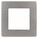 Рамка для розеток и выключателей ЭРА Серия 12 12-5101-16 на 1 пост, Сатин, титан Рамка для розеток и выключателей ЭРА Серия 12 12-5101-16 на 1 пост, Сатин, титан