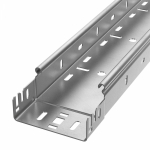 Лоток перфорированный Профи INOX (AISI 304) 100х50х6000 (2,0 мм) (12 м/уп) Промрукав