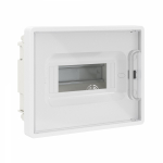 Щиток 8 мод встраиваемый FRAME, белый, с прозрачной дверцей, с 2 шинами PEN на 6 и 8 отв. Щиток 8 мод встраиваемый FRAME, белый, с прозрачной дверцей, с 2 шинами PEN на 6 и 8 отв.