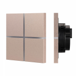 INTELLIGENT ARLIGHT Сенсорная панель KNX-304-13-IN Champagne (BUS, Frameless) (IARL, IP20 Металл, 2 года) INTELLIGENT ARLIGHT Сенсорная панель KNX-304-13-IN Champagne (BUS, Frameless) (IARL, IP20 Металл, 2 года)