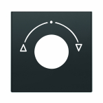 Центральная плата (накладка) для многоступенчатого переключателя символ «стрелки» пластик черный матовая IP20 ABB Sky Центральная плата (накладка) для многоступенчатого переключателя символ «стрелки» пластик черный матовая IP20 ABB Sky