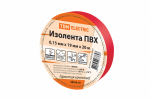 Изолента красная 19/20м TDM (10)
