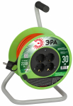 Удлинитель силовой ЭРА RP-4e-3х1.0-30m на пластиковой катушке c заземлением 4 розетки 30м ПВС 3х1мм2 Удлинитель силовой ЭРА RP-4e-3х1.0-30m на пластиковой катушке c заземлением 4 розетки 30м ПВС 3х1мм2