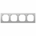Рамка 4-пост. матовый, горизонтальная, IP20 Sky ABB Рамка 4-пост. матовый, горизонтальная, IP20 Sky ABB