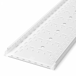 Лоток перфорированный Стандарт 400х50х3000 (1,0 мм) RAL 9003 (6 м/уп) Промрукав