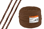 Ретро провод "Эко" 3х1,5 витой ГОСТ коричневый (50м) TDM Ретро провод "Эко" 3х1,5 витой ГОСТ коричневый (50м) TDM