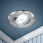 Светильник декор "звезда со стеклянной крошкой" 50Вт MR16 хром/серебро 12В/220В DK17 CH/SH SL ЭРА Светильник декор "звезда со стеклянной крошкой" 50Вт MR16 хром/серебро 12В/220В DK17 CH/SH SL ЭРА