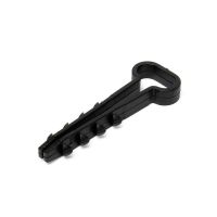 Дюбель-хомут (нейлон) 10-5 прямоугольный черный (100шт/упак) КР-Р (1/80/80) Дюбель-хомут (нейлон) 10-5 прямоугольный черный (100шт/упак) КР-Р (1/80/80)