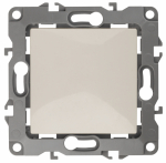 12-1111-02 ЭРА Кнопка, 10АХ-250В, Эра12, слоновая кость 12-1111-02 ЭРА Кнопка, 10АХ-250В, Эра12, слоновая кость