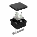 Коробка огнестойкая для о/п 40-0210-FR6.0-4 Е15-Е120 RAL9005 80х80х40 Промрукав Коробка огнестойкая для о/п 40-0210-FR6.0-4 Е15-Е120 RAL9005 80х80х40 Промрукав