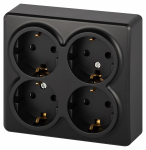 Розетка 4гн с З/К о/у антрацит 16А IP20 11-2211-05 Эксперт ЭРА (1/8) Розетка 4гн с З/К о/у антрацит 16А IP20 11-2211-05 Эксперт ЭРА (1/8)