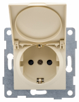 GUSI Ugra МЕХАНИЗМ Роз. 1-ой с/з с з/ш и крышкой, скрытая установка, 16А, 250В. Цвет бежевый. GUSI Ugra МЕХАНИЗМ Роз. 1-ой с/з с з/ш и крышкой, скрытая установка, 16А, 250В. Цвет бежевый.