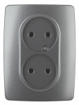 Розетка 2гн без З/К с/у графит в сборе 16А 12-2107-12 Эра12 ЭРА (1/10) Розетка 2гн без З/К с/у графит в сборе 16А 12-2107-12 Эра12 ЭРА (1/10)