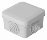 Коробка распаячная IP55 с эластичным гермовводом 70х70х40 серая PLEXUP Коробка распаячная IP55 с эластичным гермовводом 70х70х40 серая PLEXUP