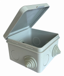 Коробка распаячная IP54 с эластичным гермовводом 80х80х50 серая PLEXUP Коробка распаячная IP54 с эластичным гермовводом 80х80х50 серая PLEXUP
