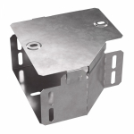 Переходник - редуктор д/лист. каб. лотка без разъема/соедин-ля сужение слева 150мм/100мм с высотой лотка80мм ПРОМРУКАВ