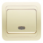 Выключатель 1кл с подсв с/у крем IP20 Mimoza Makel (1/12/120) Выключатель 1кл с подсв с/у крем IP20 Mimoza Makel (1/12/120)