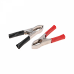 Зажим "крокодил" (черн+красн) 30А 75мм REXANT (10/100/1000) Зажим "крокодил" (черн+красн) 30А 75мм REXANT (10/100/1000)