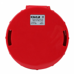 Розетка силовая кабельная переносная 5P 125А 400 в (50+60 гц) красная пластик ip67 КЭАЗ