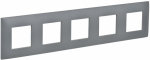 Рамка 5гн серый SK-F05Gr SKANDY IEK (1/10/100)
