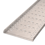 Лоток кабельный листовой 3000x500x50 нержавеющая сталь с перфорированной боковой стенкой толщ.1мм ПРОМРУКАВ Лоток кабельный листовой 3000x500x50 нержавеющая сталь с перфорированной боковой стенкой толщ.1мм ПРОМРУКАВ