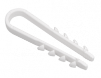Дюбель-хомут (нейлон) 5-10 круглый белый (100шт/упак) КР-Р (1/80/80) Дюбель-хомут (нейлон) 5-10 круглый белый (100шт/упак) КР-Р (1/80/80)