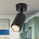 Светильник настенно-потолочный спот ЭРА OL55 BK MR16 GU10 IP20 черный Светильник настенно-потолочный спот ЭРА OL55 BK MR16 GU10 IP20 черный