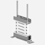 Компонент для крепления проводки и кабельных вводов в распределительном шкафу 225x255x40 пластик серый DKC RAM bus