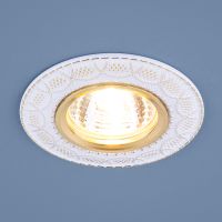 Встраиваемый светильник 7010 MR16 WH/GD белый/золото (1/100)