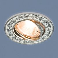 Точечный светильник 713 MR16 WH/SL белый/серебро (1/100) Точечный светильник 713 MR16 WH/SL белый/серебро (1/100)