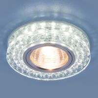 Точечный светодиодный светильник 8381 MR16 CL/SL прозрачный/серебро (1/50) Точечный светодиодный светильник 8381 MR16 CL/SL прозрачный/серебро (1/50)